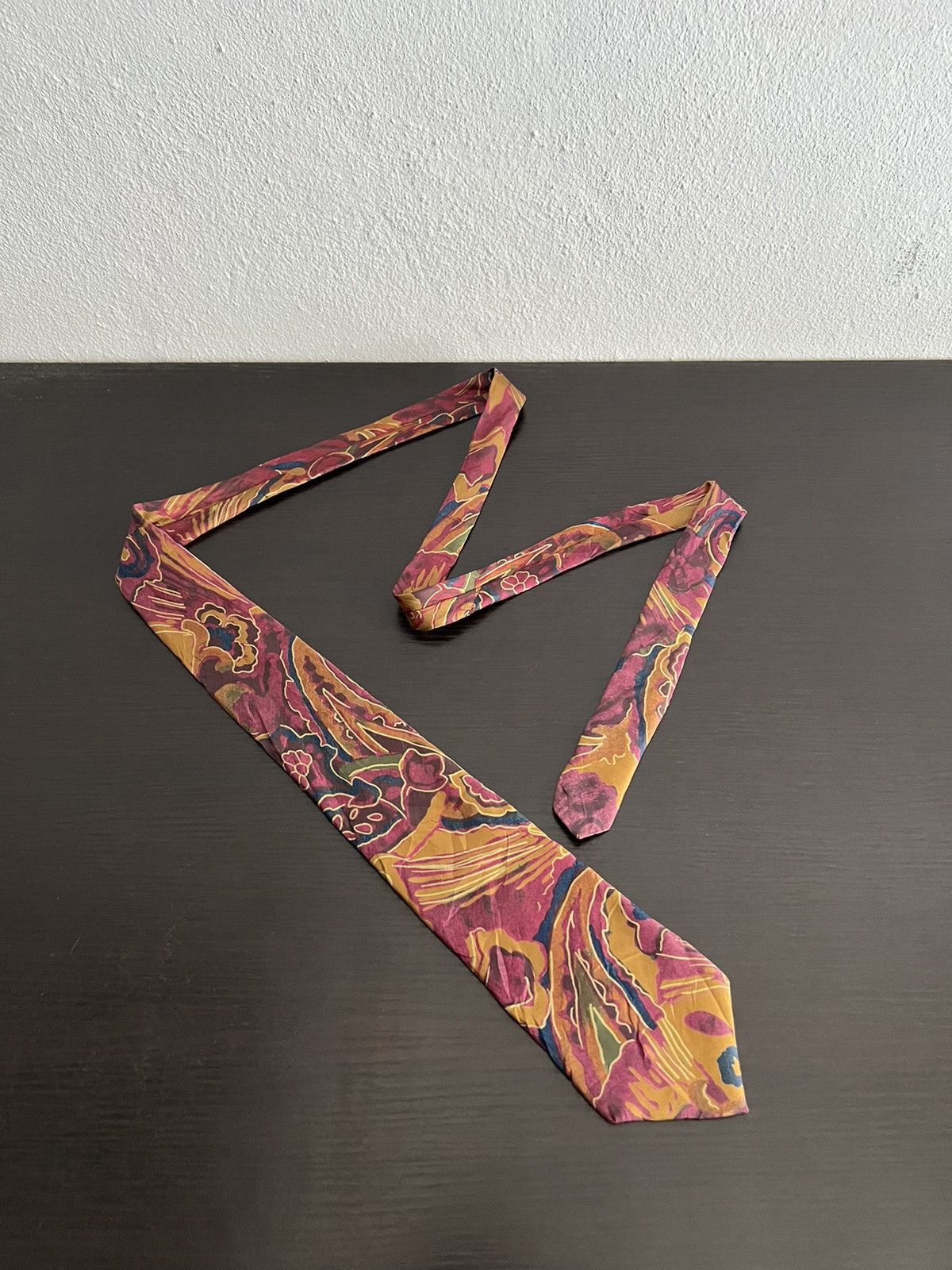 Vintage Vintage Paco Rabbane Silk Tie Size ONE SIZE - 2 Thumbnail
