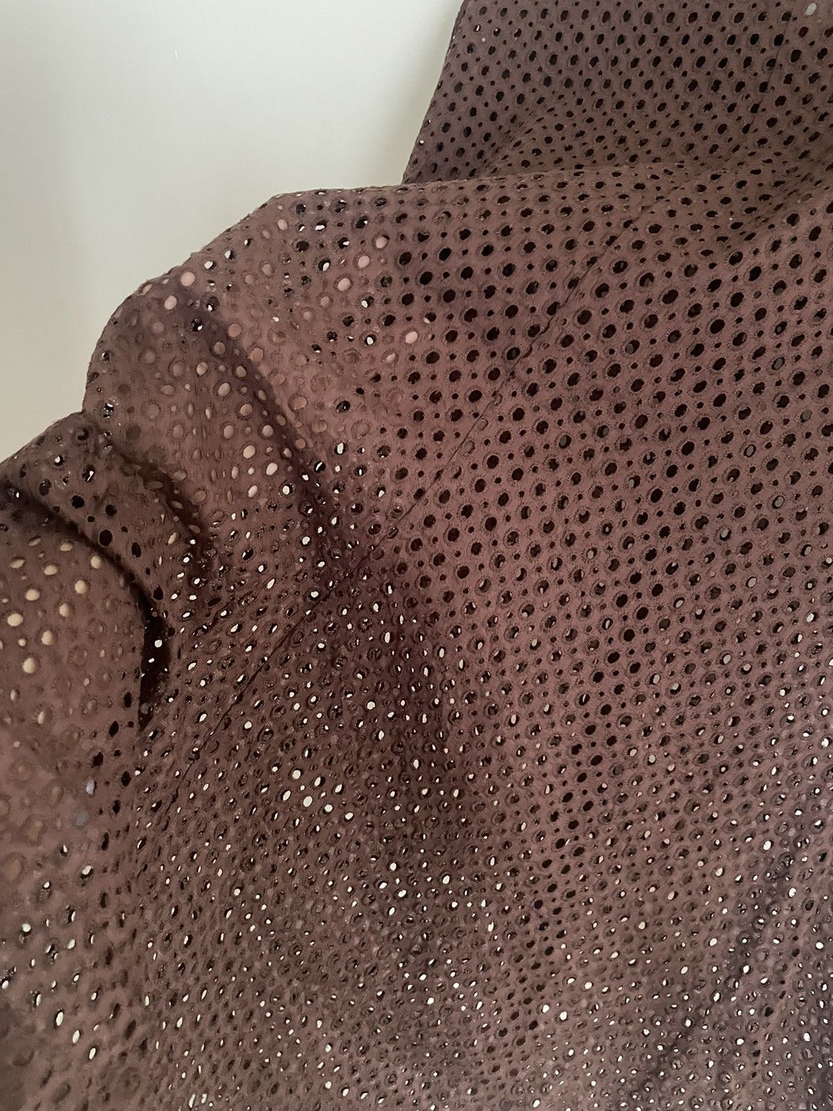 Japanese Brand Yukiko Hanai Mesh Blouse Size L / US 10 / IT 46 - 3 Thumbnail