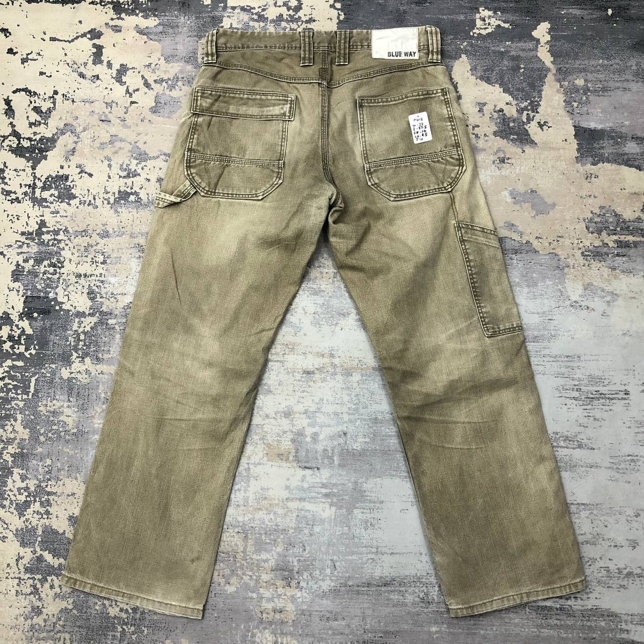 Blue Blue Japan P415 BLUE WAY JAPAN CARPENTER WORKWEAR DENIM Size US 32 / EU 48 - 1 Thumbnail