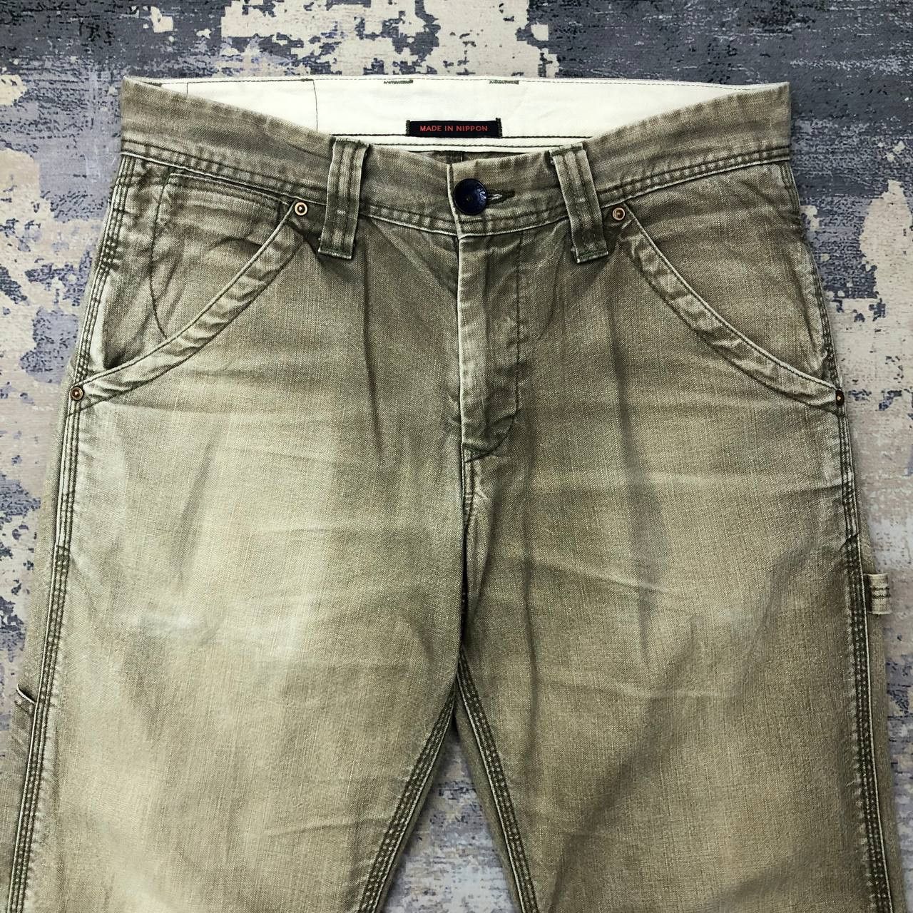 Blue Blue Japan P415 BLUE WAY JAPAN CARPENTER WORKWEAR DENIM Size US 32 / EU 48 - 3 Thumbnail