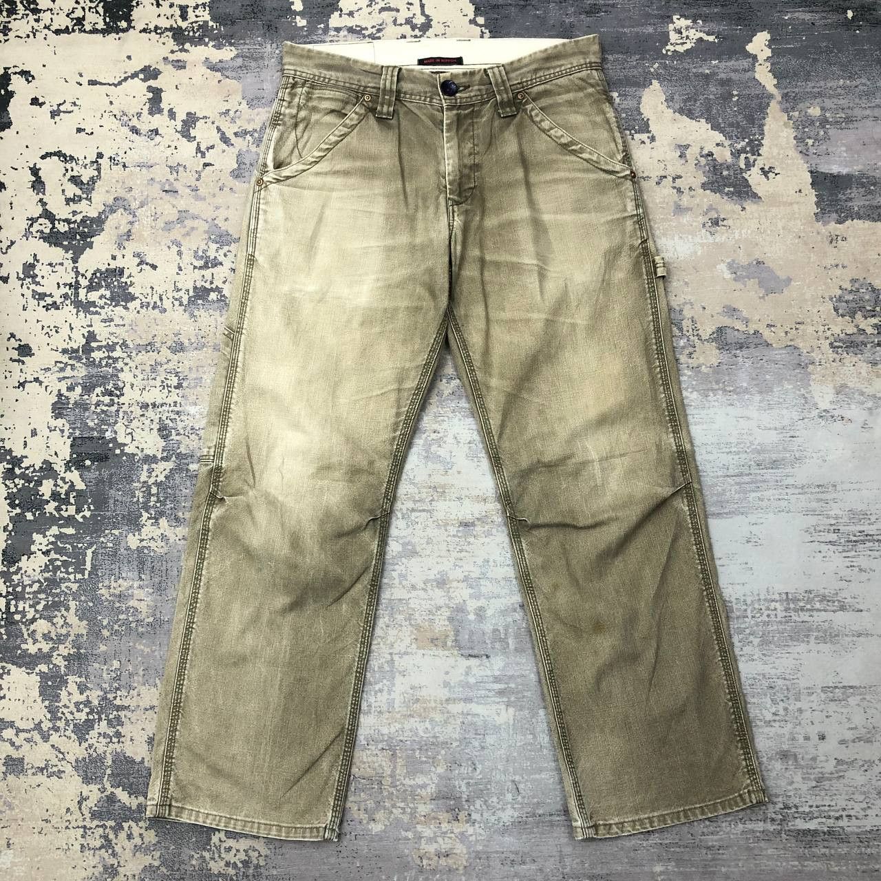 Blue Blue Japan P415 BLUE WAY JAPAN CARPENTER WORKWEAR DENIM Size US 32 / EU 48 - 2 Thumbnail