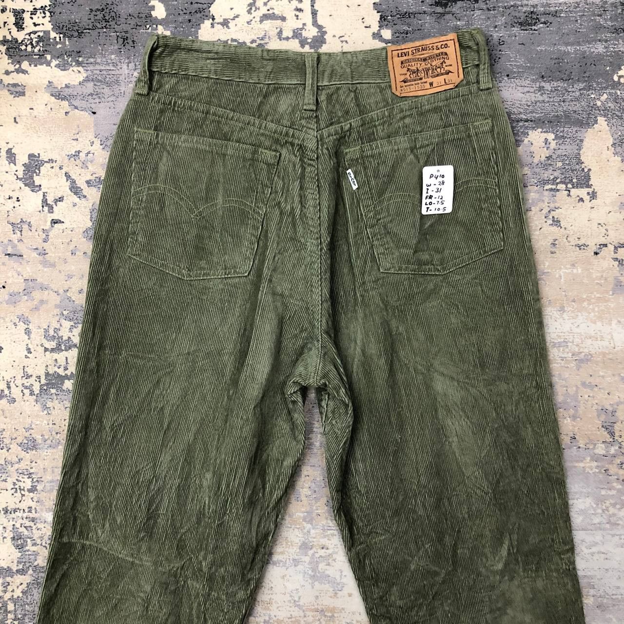 Levi's P410 VTG LEVI'S CORDUROY DENIM PANTS Size US 28 / EU 44 - 1 Thumbnail