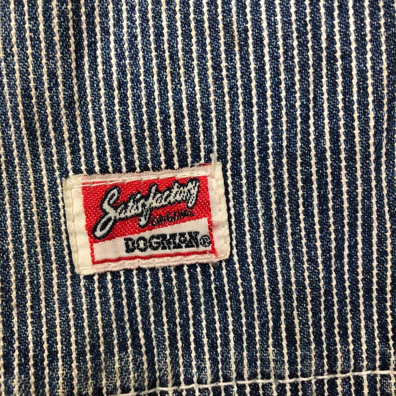 Japanese Brand P408 VTG DOGMAN HICKORY STRIPED CARGO PANTS Size US 33 - 5 Thumbnail