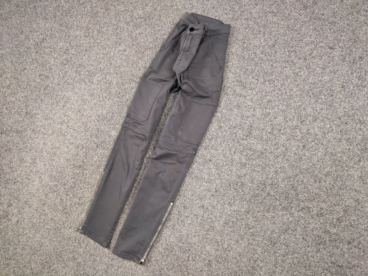 Japanese Brand J Brand Japanese Gray Denim Pocket Stretch Cargo Jeans Size US 28 / EU 44 - 3 Thumbnail