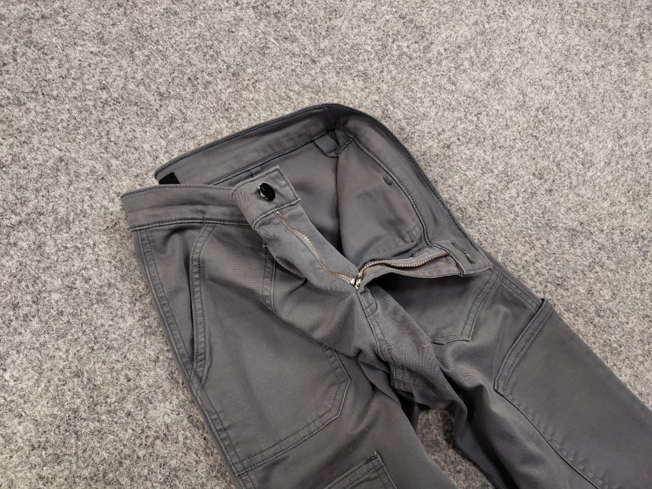 Japanese Brand J Brand Japanese Gray Denim Pocket Stretch Cargo Jeans Size US 28 / EU 44 - 11 Thumbnail