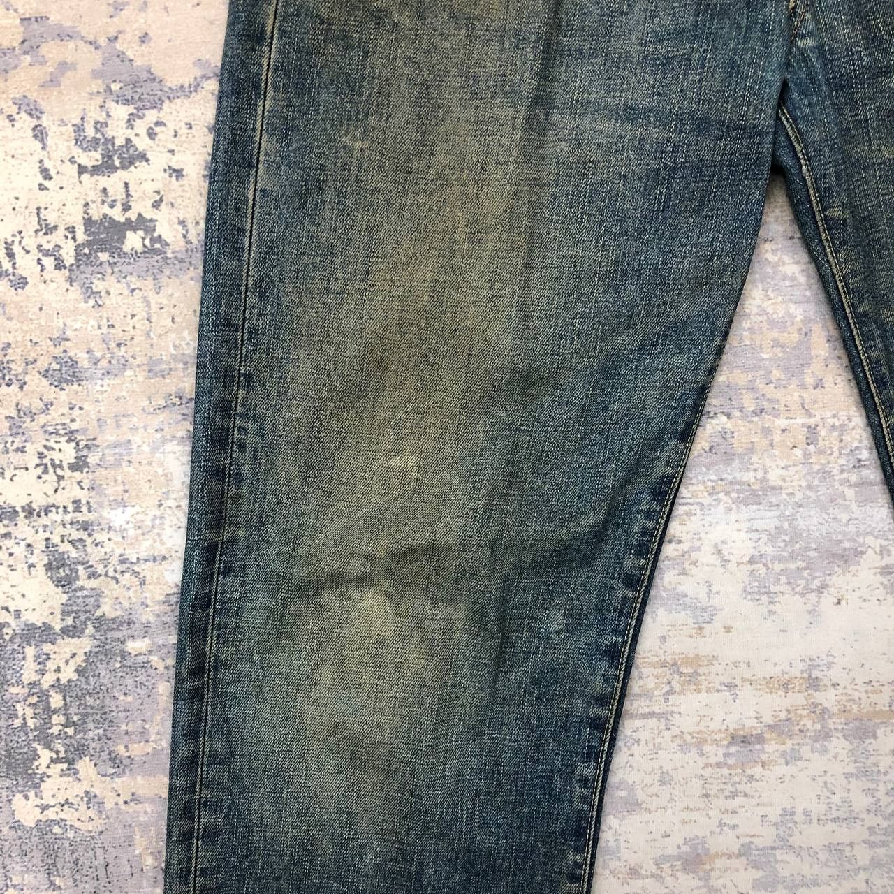 Uniqlo P407 UNIQLO WORKWEAR DISTRESSED DENIM Size US 34 / EU 50 - 10 Thumbnail