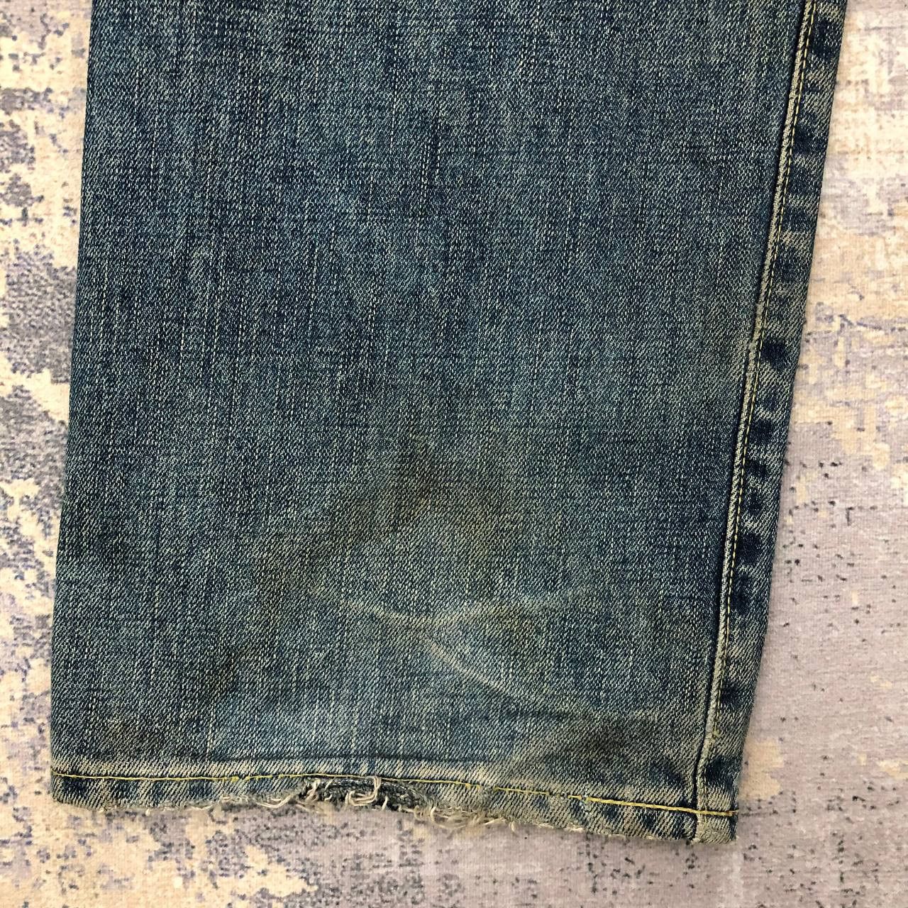 Uniqlo P407 UNIQLO WORKWEAR DISTRESSED DENIM Size US 34 / EU 50 - 12 Thumbnail