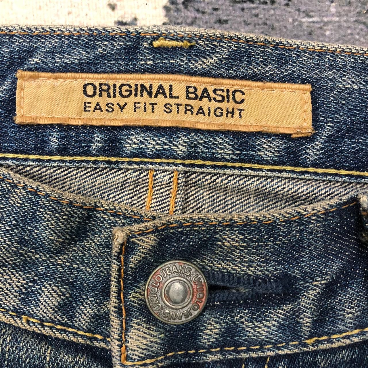 Uniqlo P407 UNIQLO WORKWEAR DISTRESSED DENIM Size US 34 / EU 50 - 6 Thumbnail
