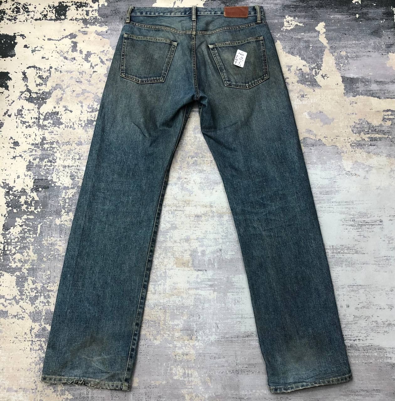 Uniqlo P407 UNIQLO WORKWEAR DISTRESSED DENIM Size US 34 / EU 50 - 2 Thumbnail
