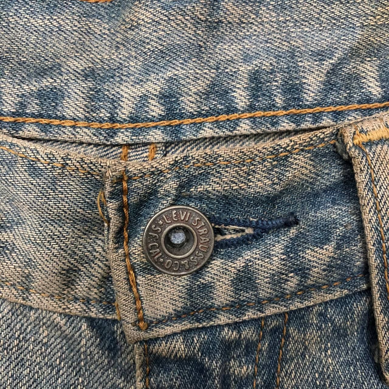 Levi's P413 LEVI'S DISTRESSED WORKWEAR DENIM Size US 33 - 8 Thumbnail