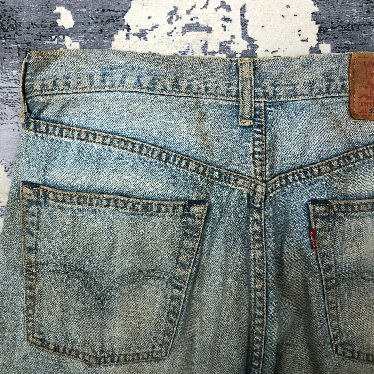 Levi's P413 LEVI'S DISTRESSED WORKWEAR DENIM Size US 33 - 6 Thumbnail
