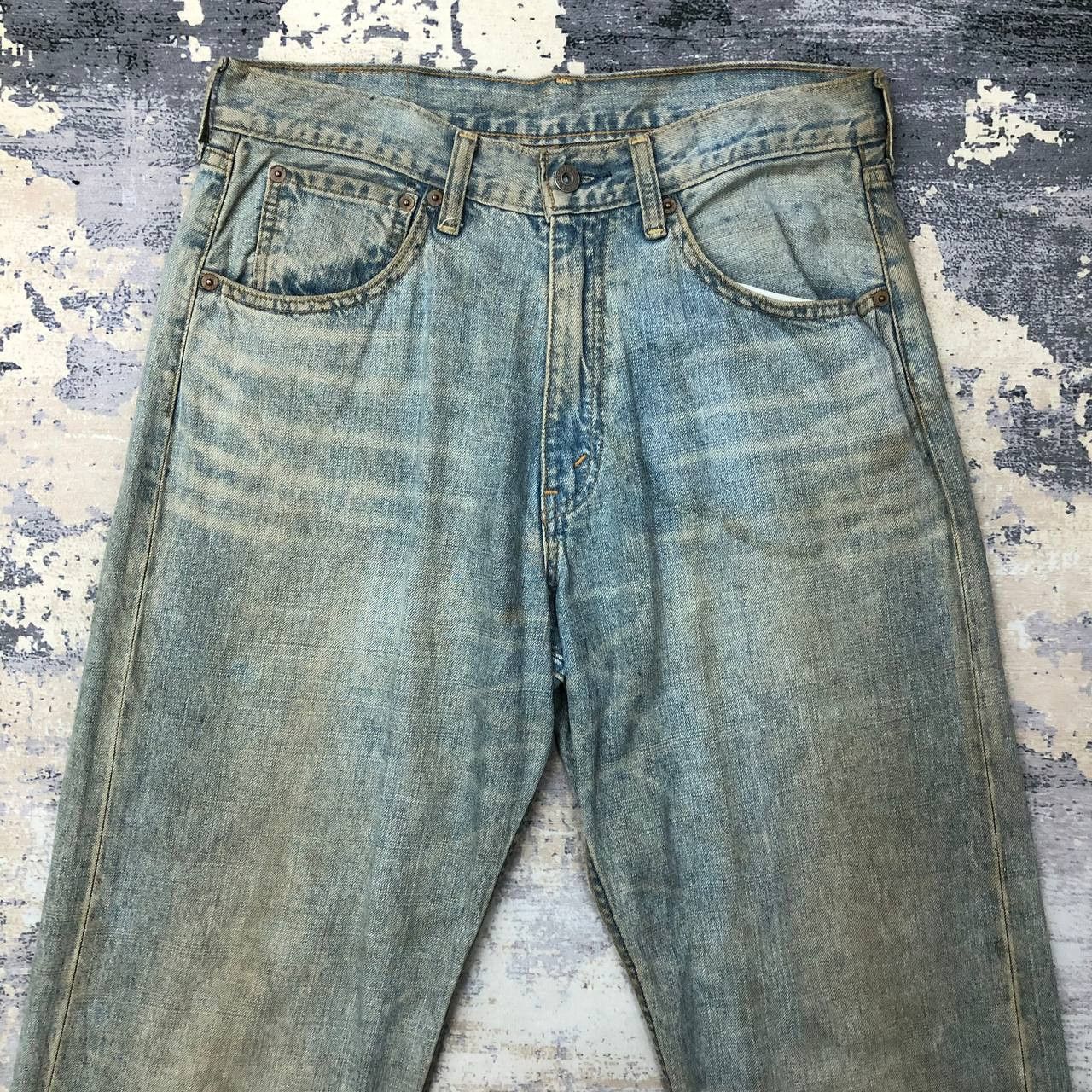 Levi's P413 LEVI'S DISTRESSED WORKWEAR DENIM Size US 33 - 3 Thumbnail