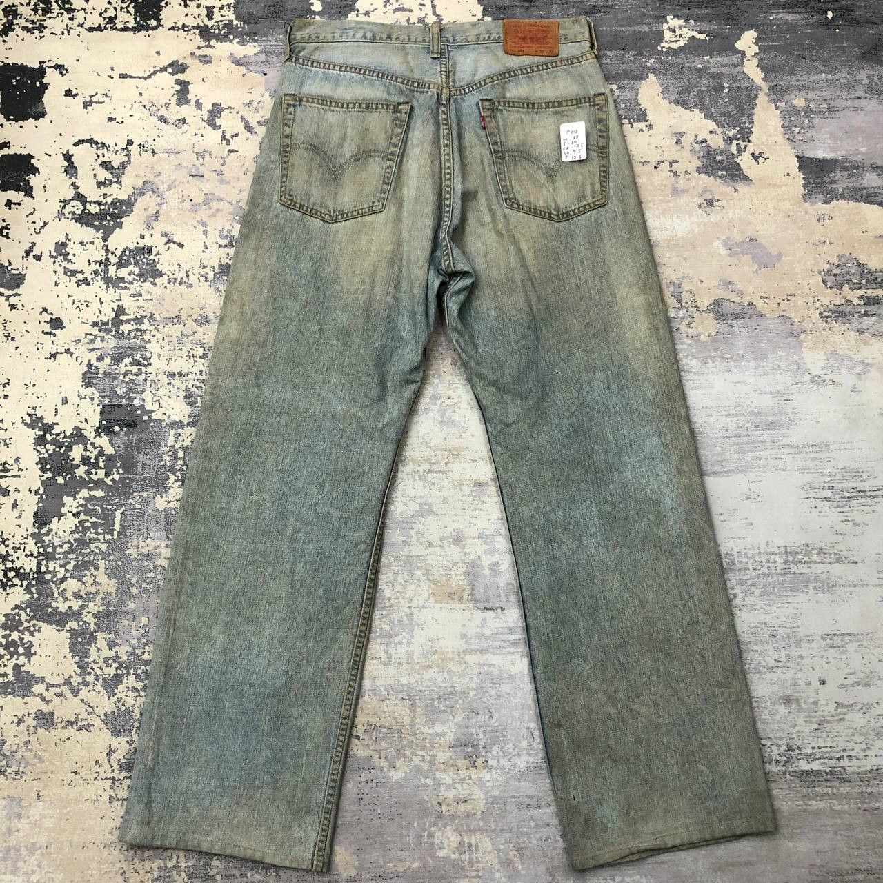 Levi's P413 LEVI'S DISTRESSED WORKWEAR DENIM Size US 33 - 2 Thumbnail