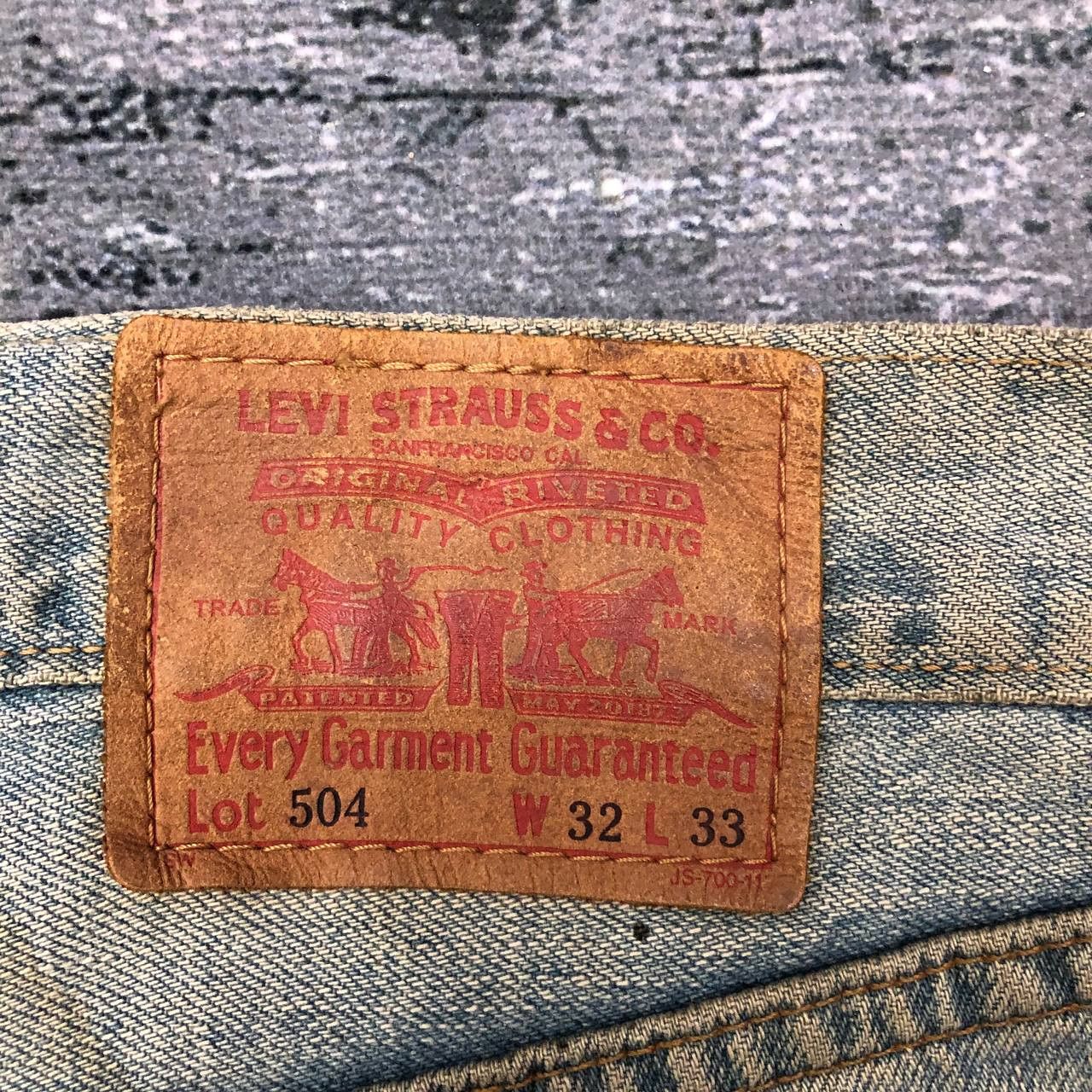 Levi's P413 LEVI'S DISTRESSED WORKWEAR DENIM Size US 33 - 5 Thumbnail