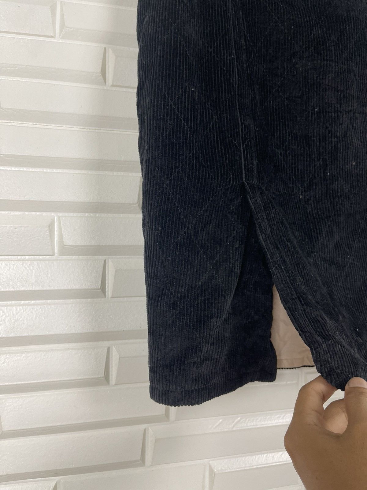 Thierry Mugler × Vintage VINTAGE DESIGNER THIERRY MUGLER CORDUROY SKIRT Size 27" / US 4 / IT 40 - 4 Thumbnail