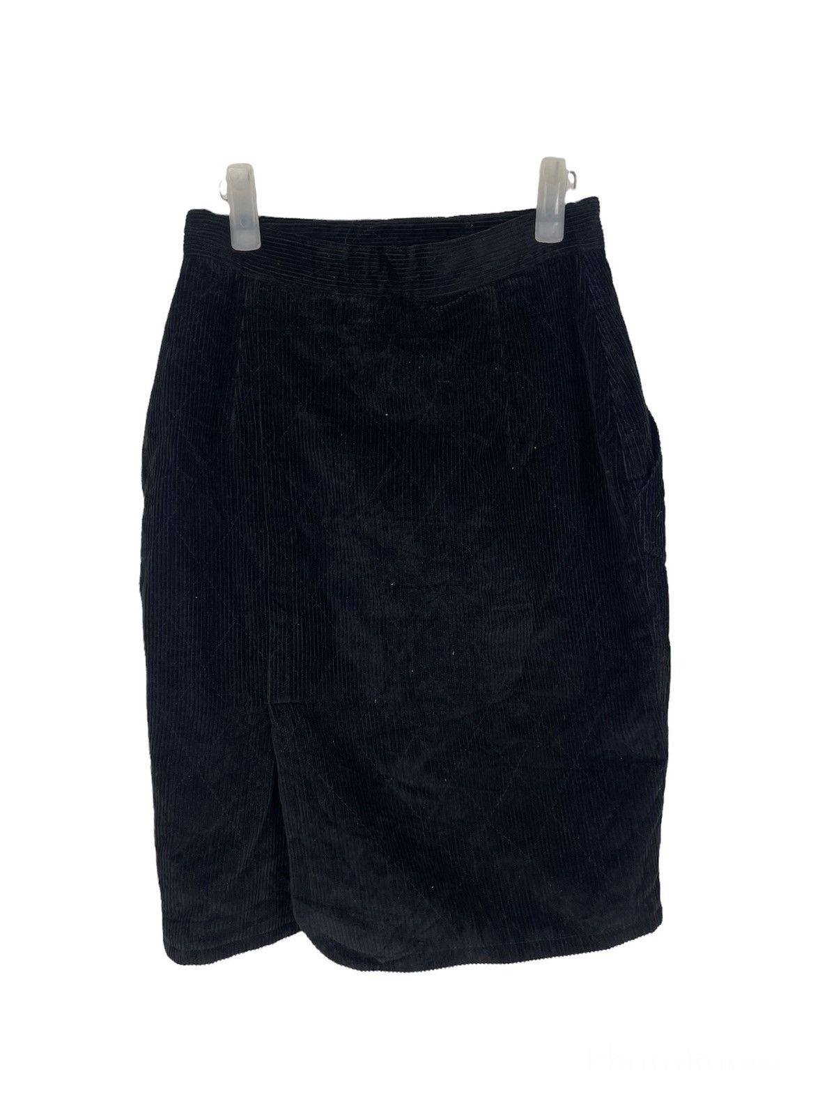 Thierry Mugler × Vintage VINTAGE DESIGNER THIERRY MUGLER CORDUROY SKIRT Size 27" / US 4 / IT 40 - 3 Thumbnail