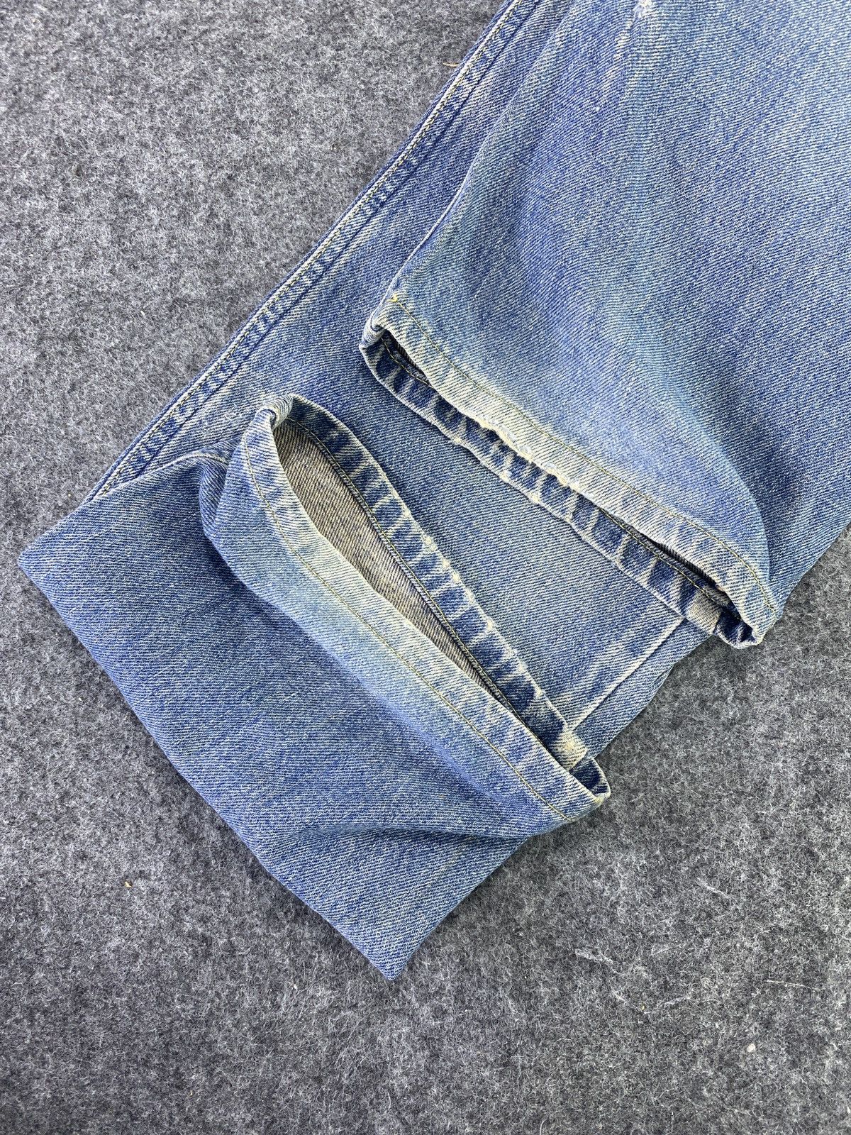 Lee Lee Distress Blue Wash Jeans - J797 Size US 32 / EU 48 - 7 Thumbnail