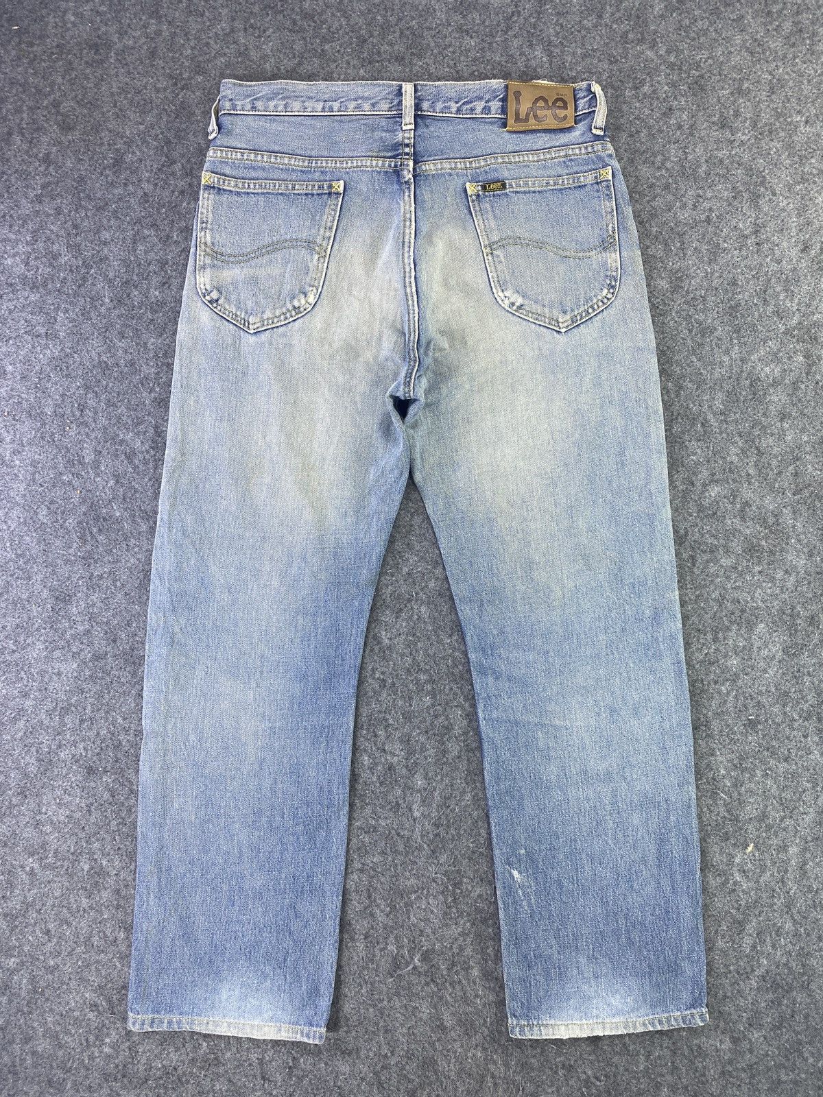 Lee Lee Distress Blue Wash Jeans - J797 Size US 32 / EU 48 - 2 Thumbnail