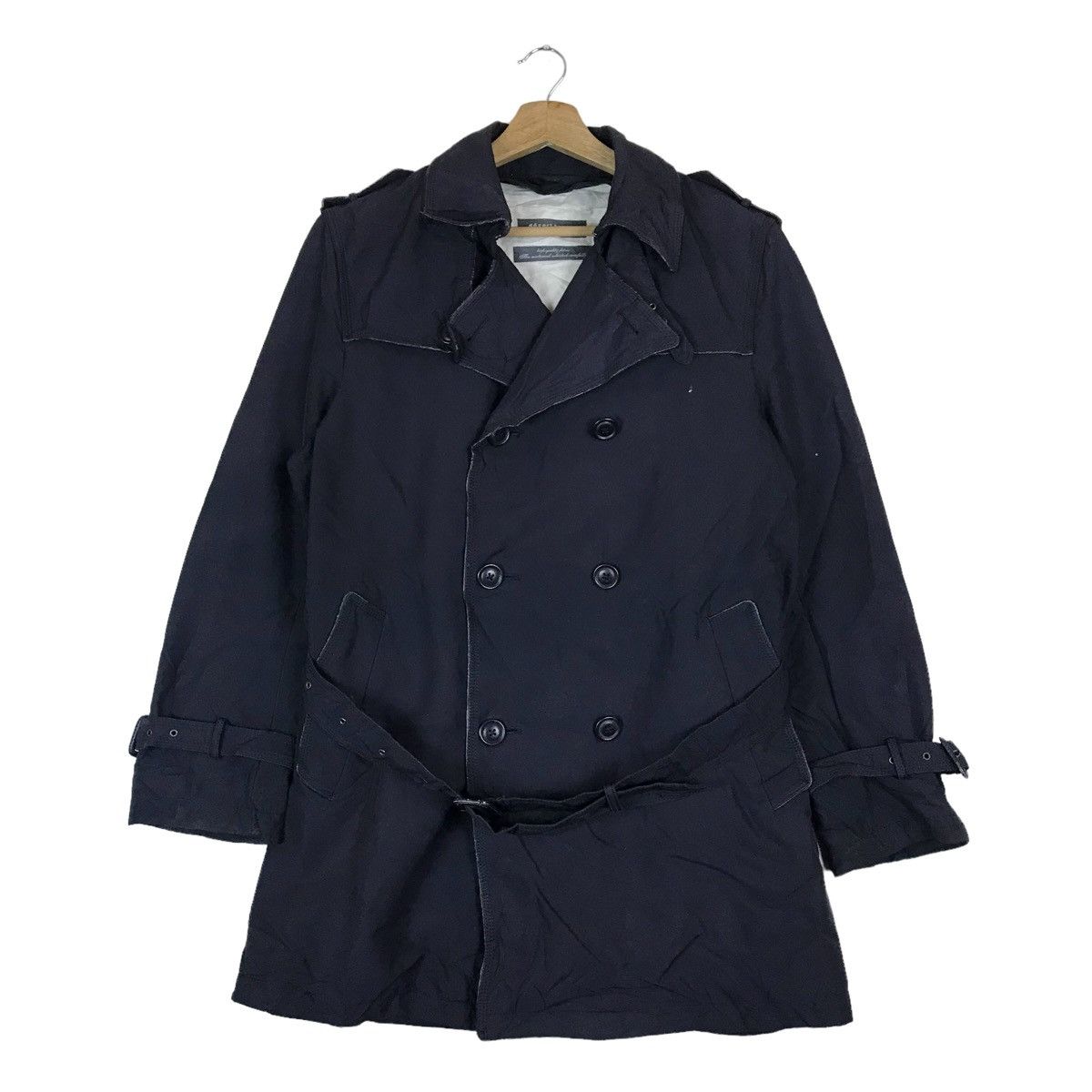 Vintage dezert homme mode pour homme Double Breasted Peacoat
