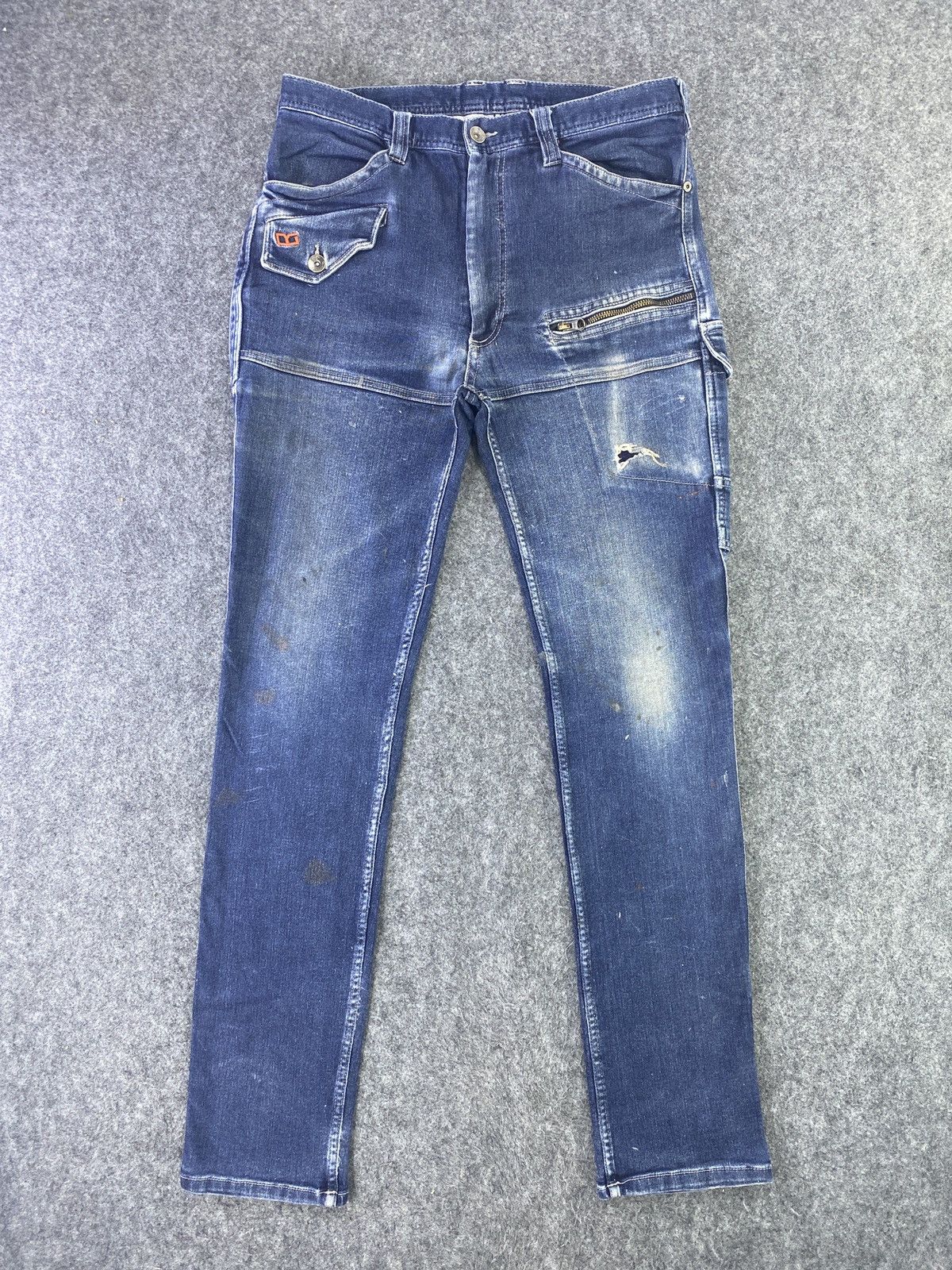 Japanese Brand Japanese Brand Multipocket Stretch Jeans J798 Size US 32 / EU 48 - 1 Thumbnail