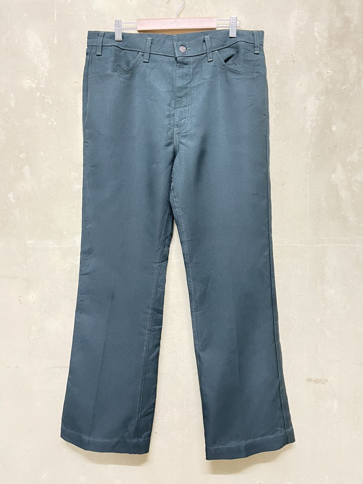 Levi's × Levi's Vintage Clothing × Vintage Vintage levi’s Sta-Prest green pant 520 Size US 35 - 1 Thumbnail