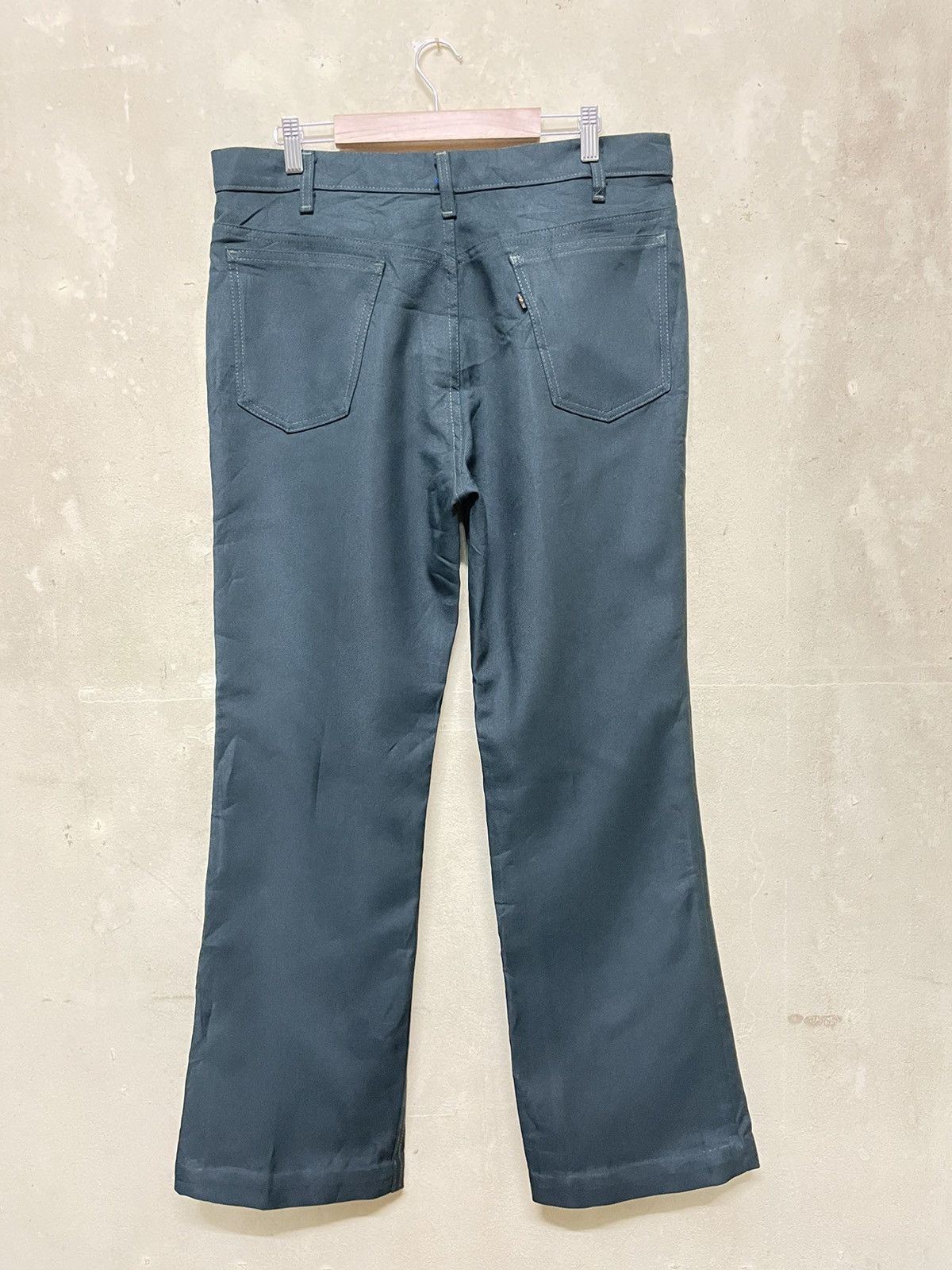Levi's × Levi's Vintage Clothing × Vintage Vintage levi’s Sta-Prest green pant 520 Size US 35 - 5 Thumbnail