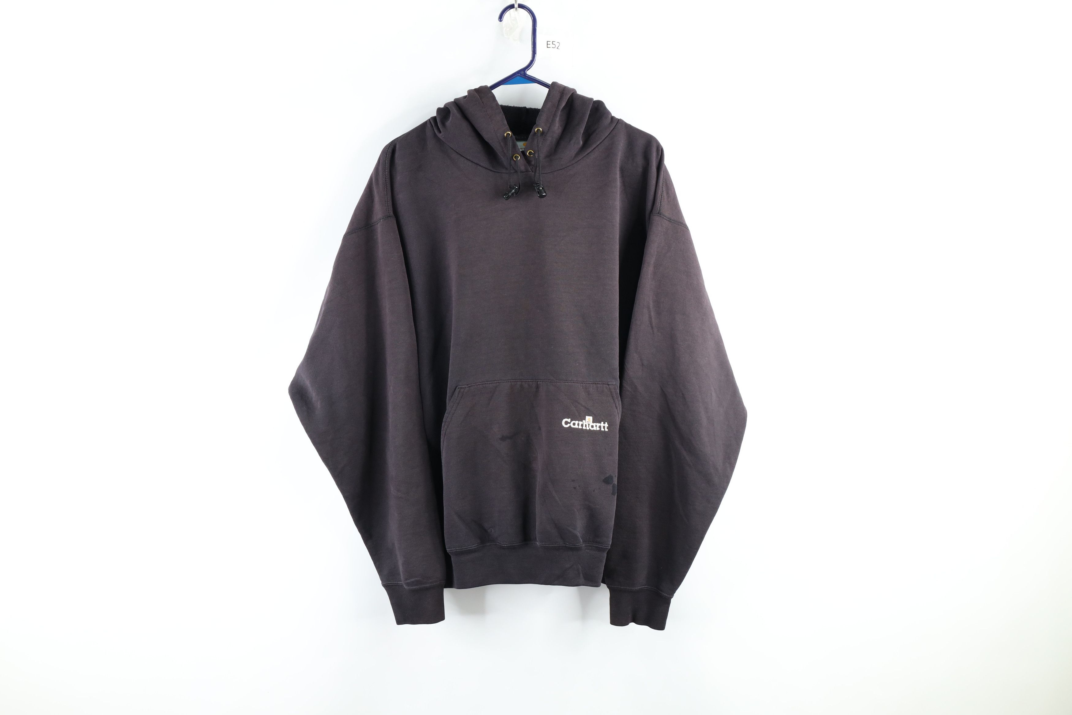 Carhartt × Vintage Vintage Carhartt Thrashed Heavyweight Hoodie Sweatshirt Size US XXL / EU 58 / 5 - 1 Thumbnail