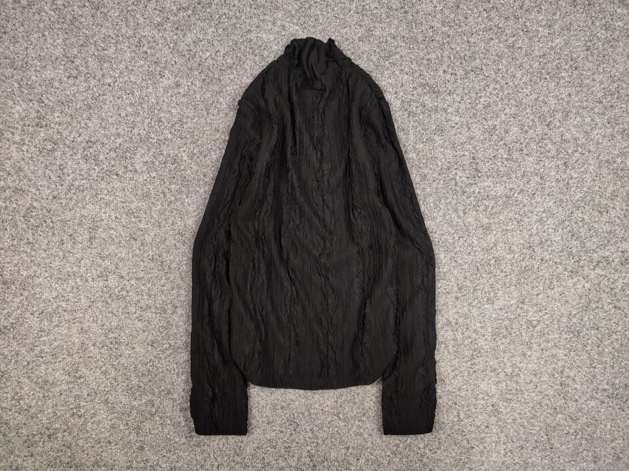 Japanese Brand Vintage y2k Japan Issey Miyake Style Pleated Long Sleeve Size M / US 6-8 / IT 42-44 - 1 Thumbnail