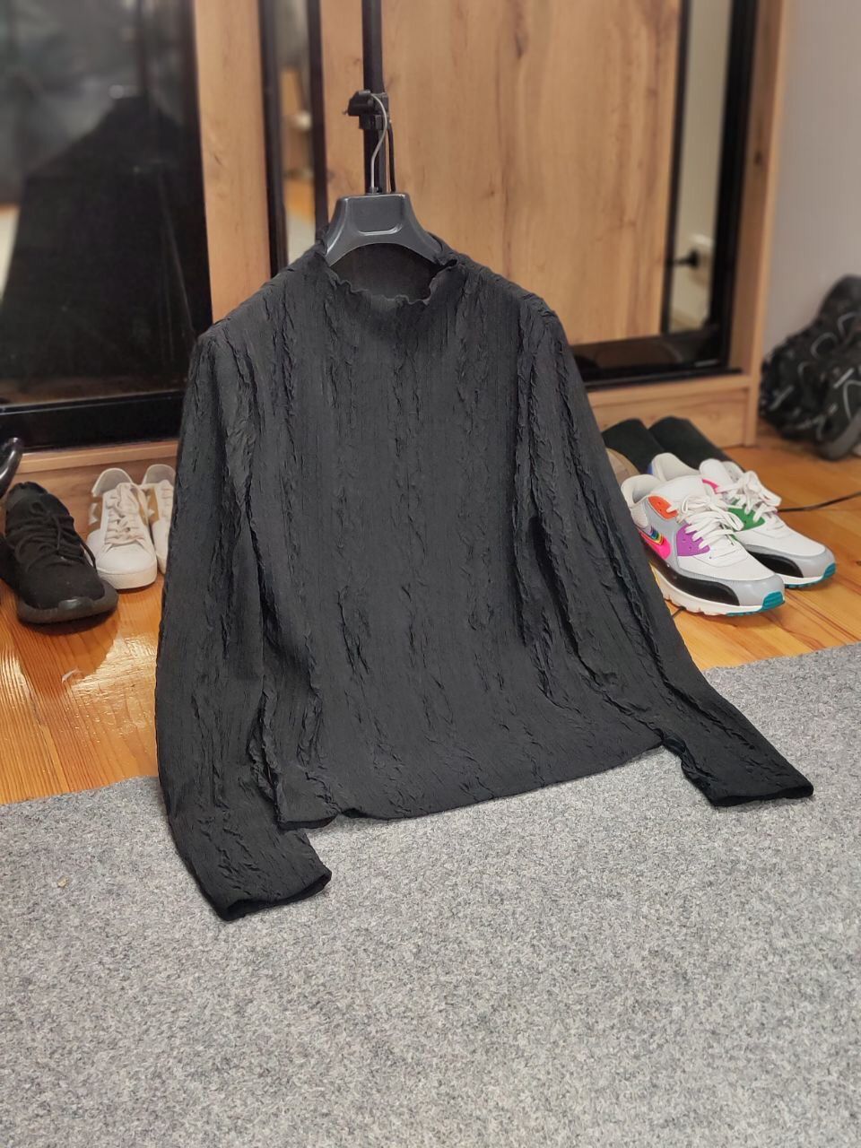Japanese Brand Vintage y2k Japan Issey Miyake Style Pleated Long Sleeve Size M / US 6-8 / IT 42-44 - 15 Thumbnail