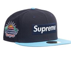 Supreme Supreme 2 tone box logo new era fitted hat size 8 | Grailed