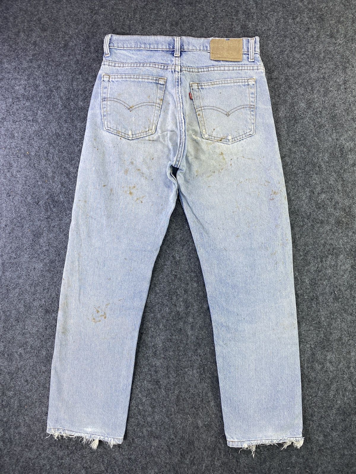 Levi's Vintage Levis Patchwork Blue Wash Jeans - J801 Size US 30 / EU 46 - 2 Thumbnail