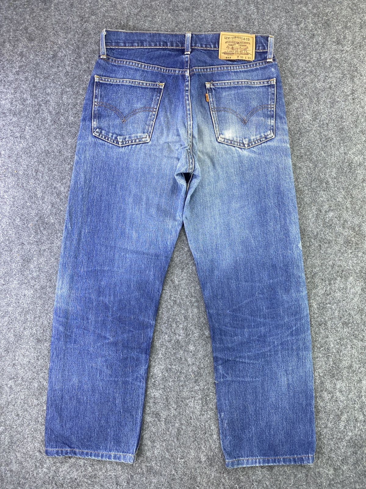 Levi's Vintage Levis 612 Distress Blue Wash Jeans - J803 Size US 30 / EU 46 - 2 Thumbnail