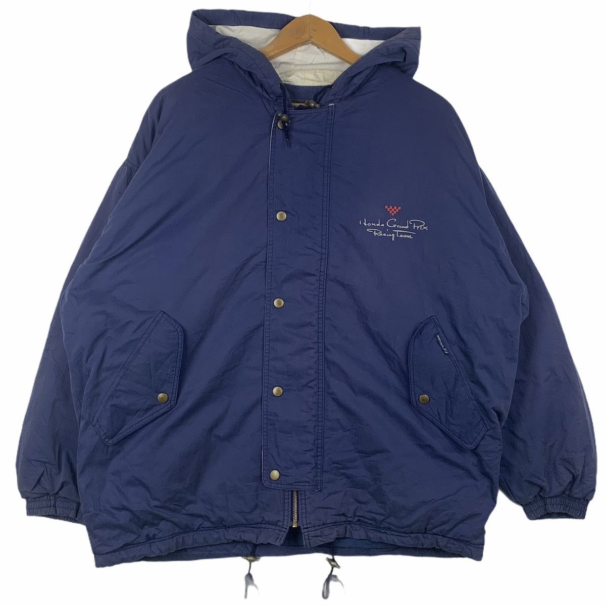 Honda × Japanese Brand Vintage Honda F1 Grand Prix Racing Team Hoodie Jacket Size US XXL / EU 58 / 5 - 2 Thumbnail