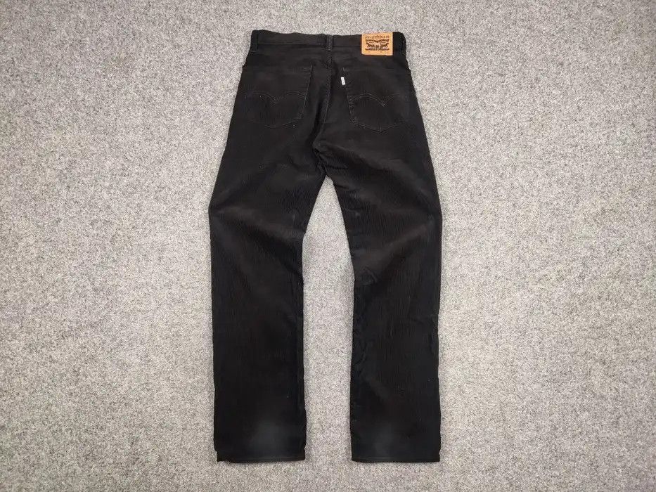 Levi's Vintage 90's Levi’s 751 Corduroy Black Trousers Pants Size US 32 / EU 48 - 6 Thumbnail