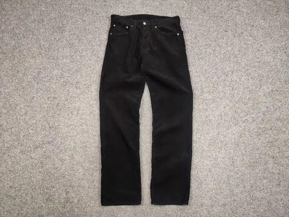 Levi's Vintage 90's Levi’s 751 Corduroy Black Trousers Pants Size US 32 / EU 48 - 5 Thumbnail