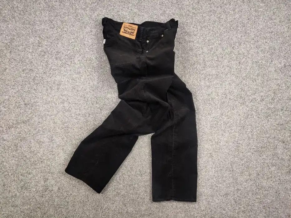 Levi's Vintage 90's Levi’s 751 Corduroy Black Trousers Pants Size US 32 / EU 48 - 7 Thumbnail