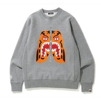 Bape DS! BAPE TIGER HEAVY WEIGHT CREWNECK SWEATSHIRT | Grailed 
