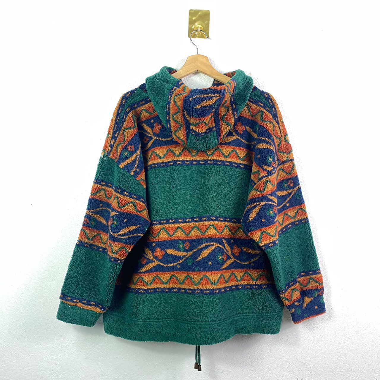Vintage EXP Fleece Aztec Oversized Quarter Zipper Hoodie Pullover Size US XL / EU 56 / 4 - 9 Thumbnail