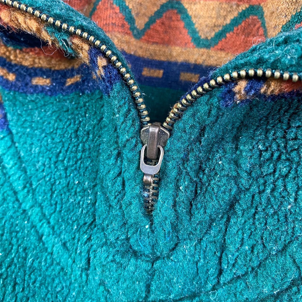 Vintage EXP Fleece Aztec Oversized Quarter Zipper Hoodie Pullover Size US XL / EU 56 / 4 - 6 Thumbnail
