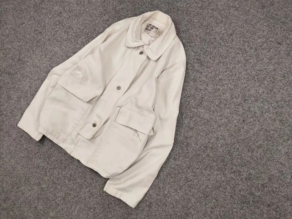 Cowboy Equipment Vintage The Wear Of The West USA White Canvas Jacket Size US L / EU 52-54 / 3 - 2 Thumbnail