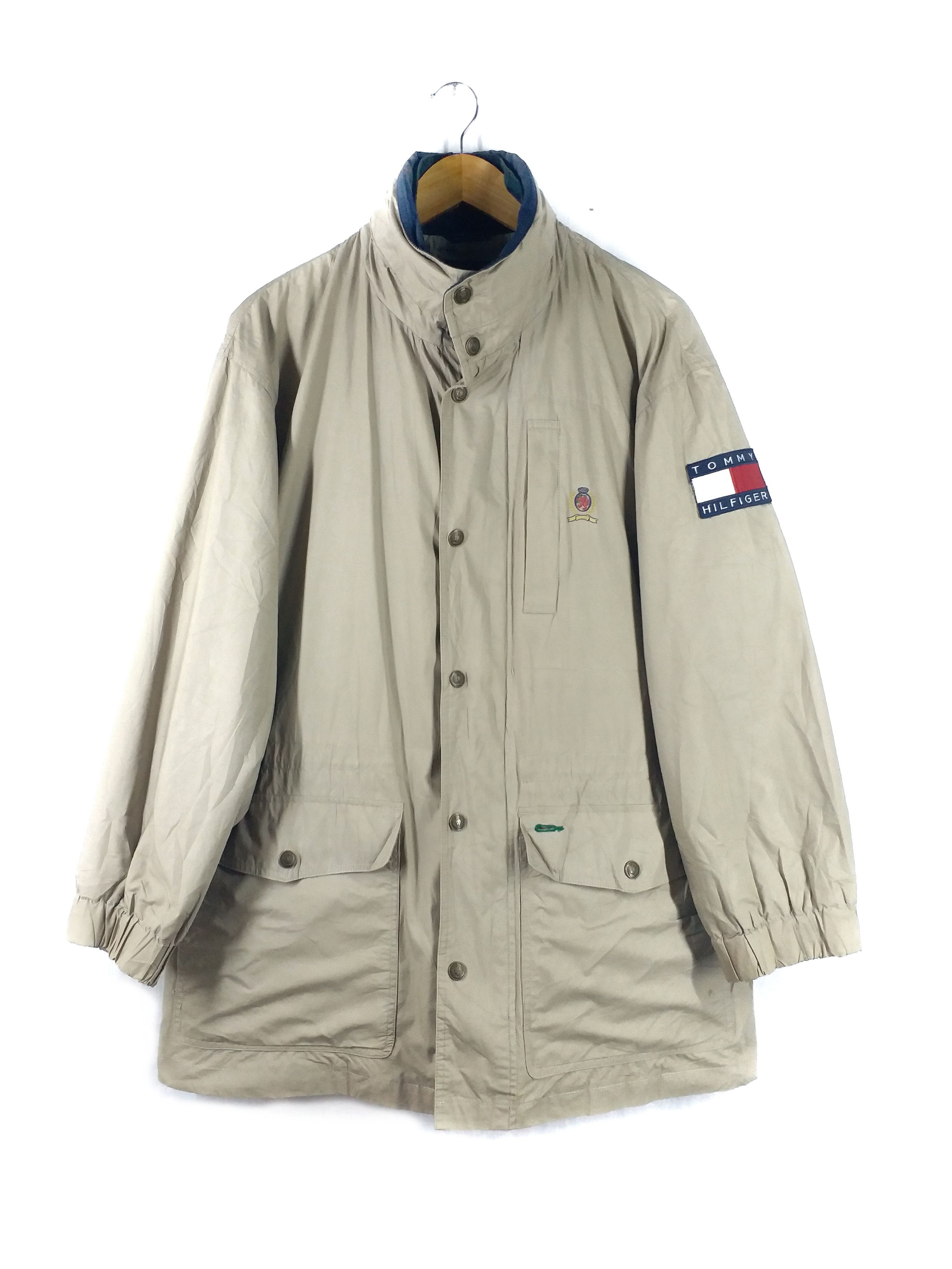 Tommy Hilfiger ✔Tommy Hilfiger Jacket Cream Patch Logo Luxury Wear Size M Size US M / EU 48-50 / 2 - 1 Thumbnail
