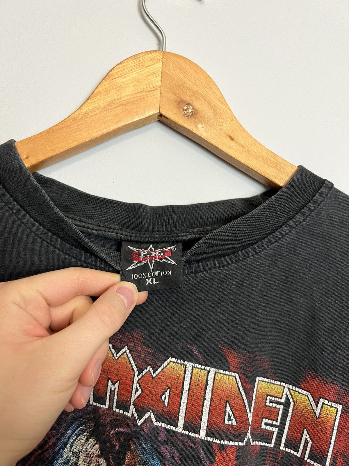 Band Tees Rare 90s Iron Maiden Virtual XI Rock Metal Band T Shirt Size US XL / EU 56 / 4 - 6 Thumbnail