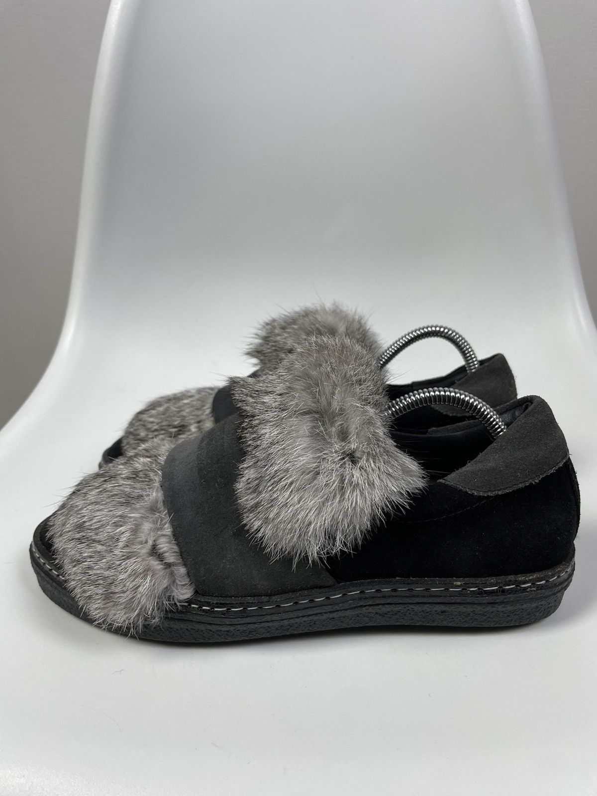 Other Change! made in italy Sneakers Fur Trim size 37 Size US 7 / IT 37 - 4 Thumbnail