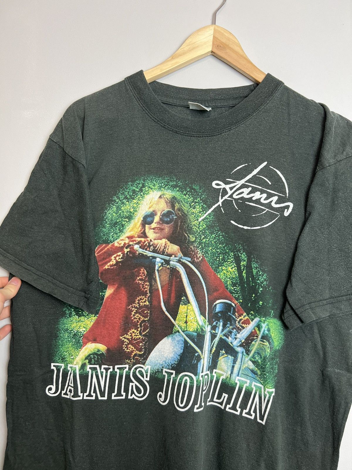 Band Tees Rare Vintage 90s Janis Joplin Rock Band T Shirt Size US L / EU 52-54 / 3 - 3 Thumbnail