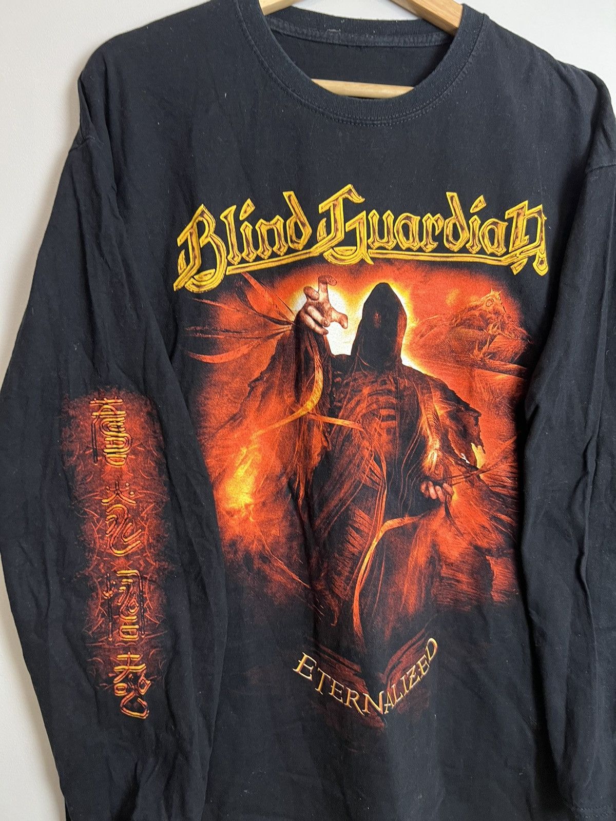 Band Tees × Vintage Y2K Blind Guardian Eternalized Rock Metal Band Longsleeve Size US XL / EU 56 / 4 - 3 Thumbnail