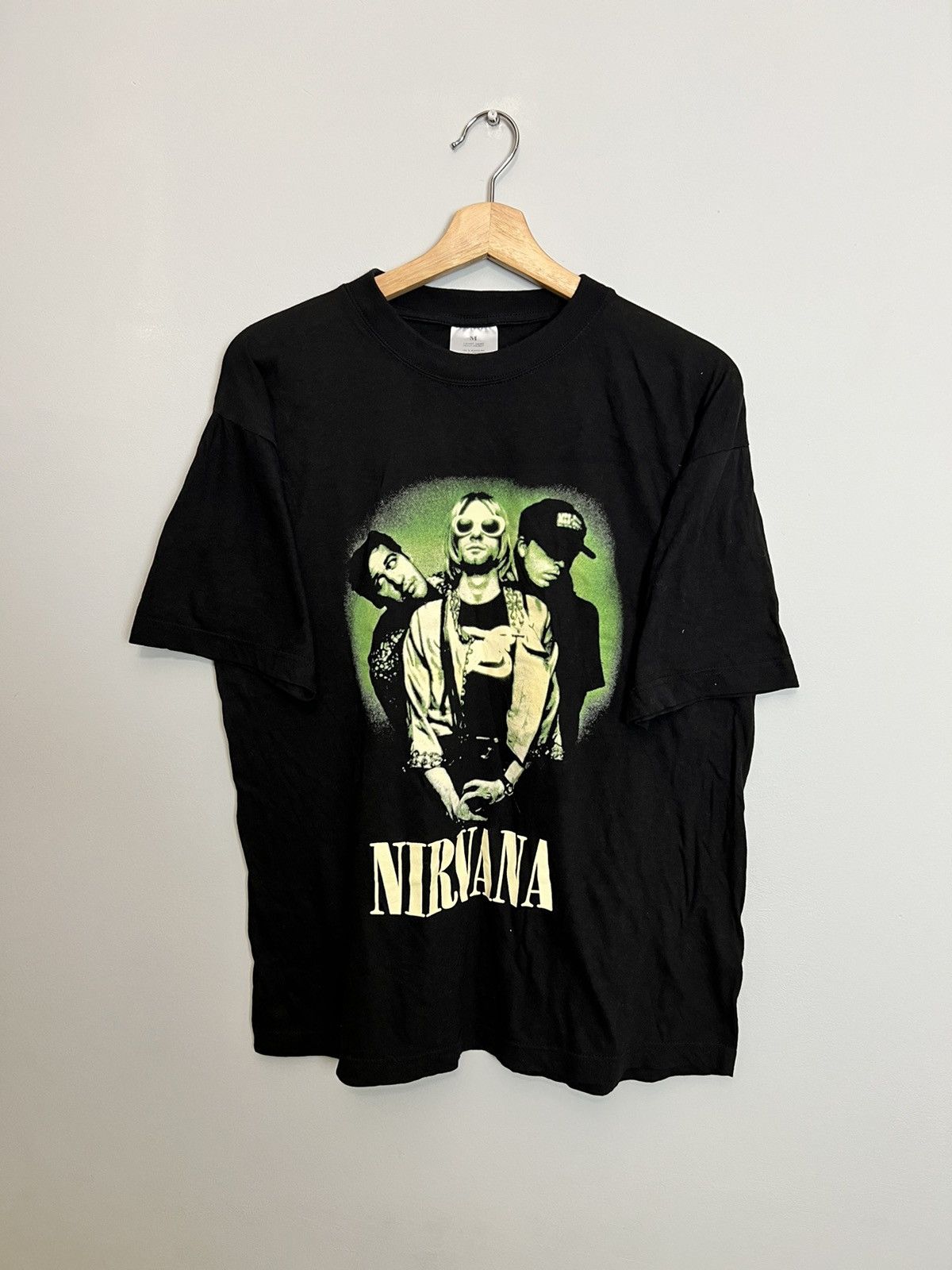 Band Tees Vintage 00s Nirvana Kurt Cobain Memorial Grunge Band Tee Y2K Size US M / EU 48-50 / 2 - 1 Thumbnail