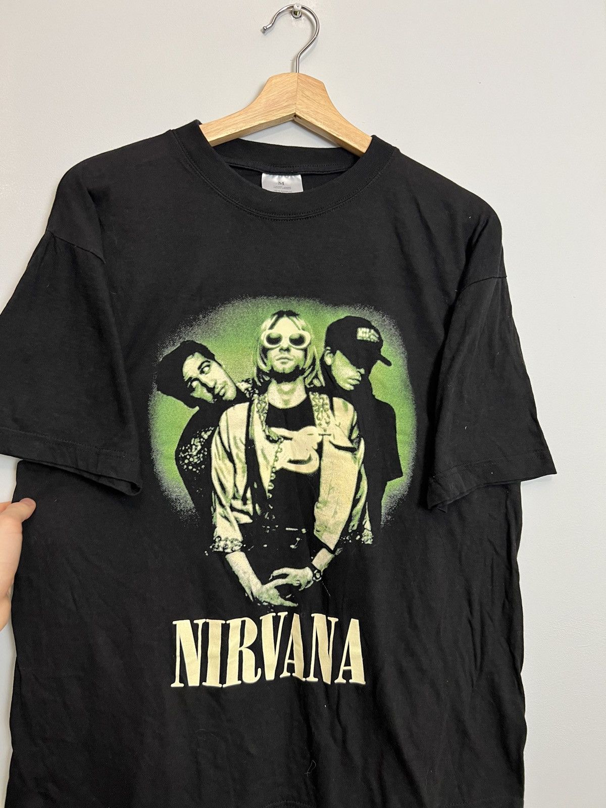 Band Tees Vintage 00s Nirvana Kurt Cobain Memorial Grunge Band Tee Y2K Size US M / EU 48-50 / 2 - 2 Thumbnail