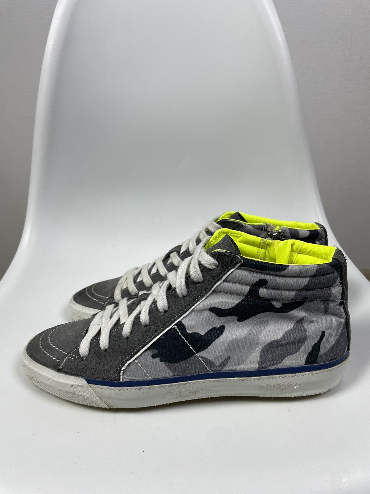 SERAPHIN Serafini Sport Italy Hi-top sneakers destroyed Size US 9 / EU 42 - 4 Thumbnail