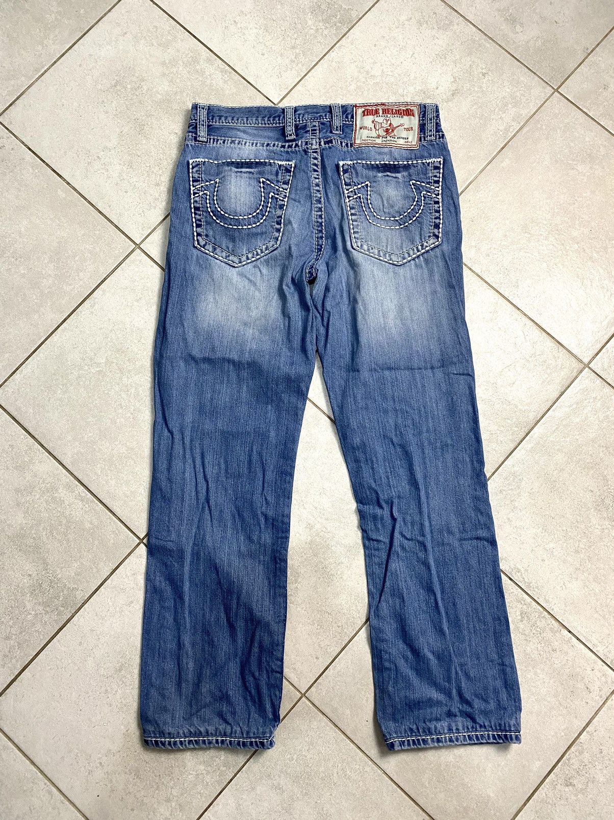 True Religion Rare True Religion Jackson Straight Blue Jeans Men Size: 33 Size US 33 - 1 Thumbnail