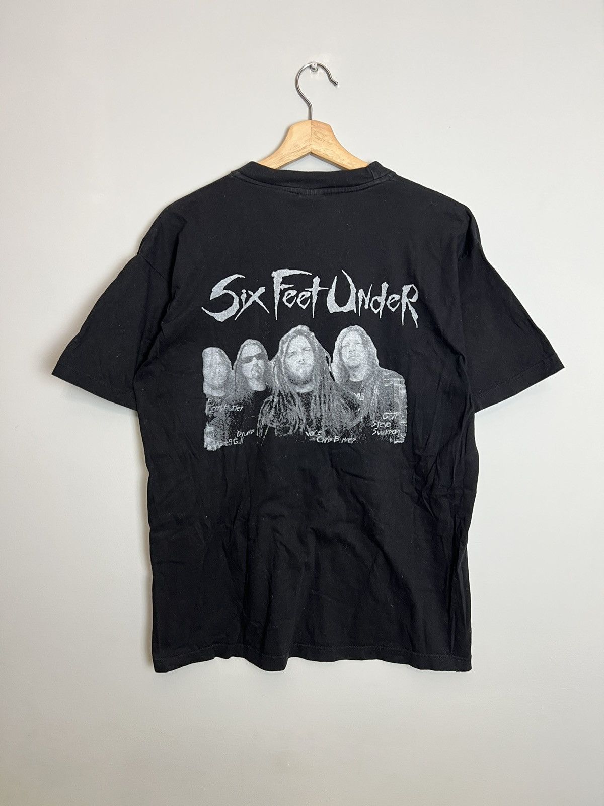 Band Tees Rare Vintage Six Feet Under 13 Death Metal Band Tshirt Size US L / EU 52-54 / 3 - 2 Thumbnail